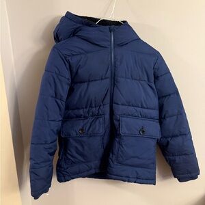 Crewcuts J.Crew Kids Primaloft Puffer Jacket — Navy — Size L